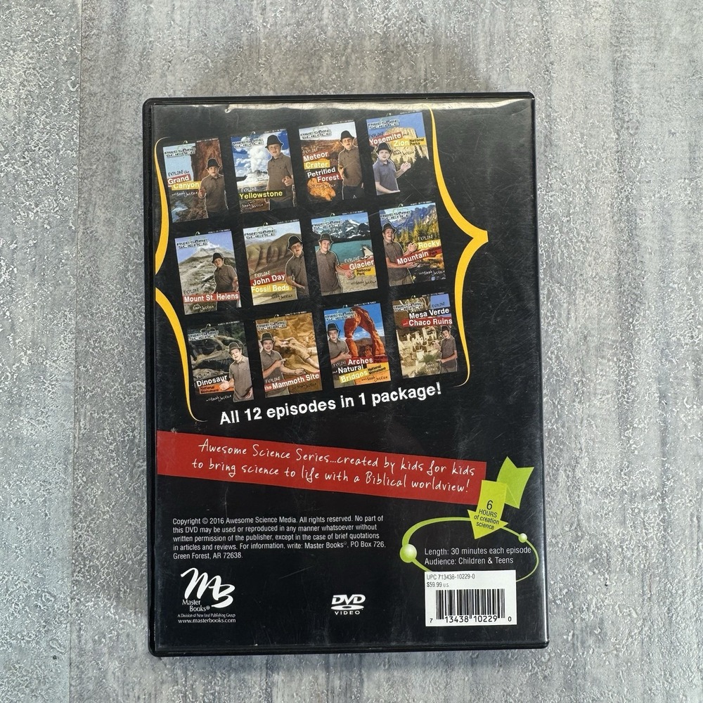 AMERICA'S NATIONAL PARKS: A CREATION TOUR With NOAH JUSTICE-713438102290, 6 DVD - Picture 2 of 5